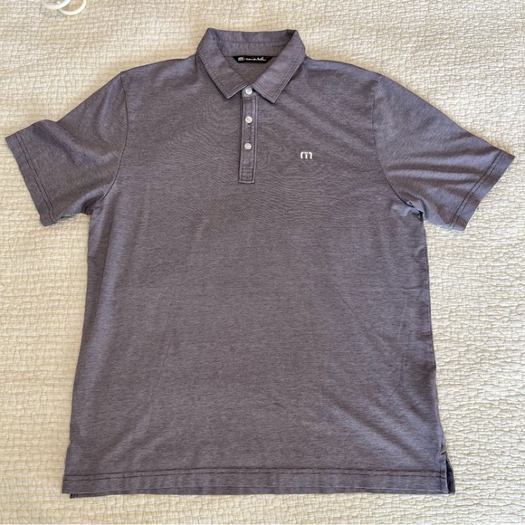 Travis Mathew Mens Light-purple Polo Size L - Picture 1 of 8